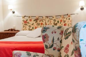 Postel nebo postele na pokoji v ubytování Casona De La Salceda