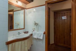 Koupelna v ubytování Casona De La Salceda