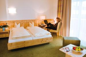 Letto o letti in una camera di Hotel Mathiesn