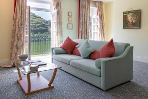 Uma área de estar em The Vintage House - Douro