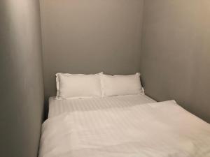 Letto o letti in una camera di 一個好人民宿 青年旅舍衛浴共用的超級小隔間 花蓮縣民宿2410號