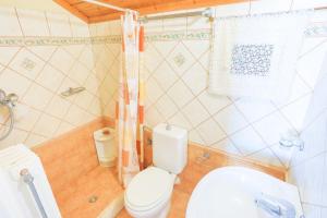 Koupelna v ubytování Villa Eftihia