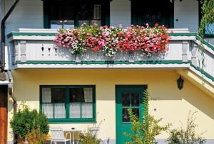 Balkon lub taras w obiekcie Feriendorf Seeblick Toni