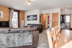 Χώρος καθιστικού στο Le Paradis 27 apartment - Chamonix All Year