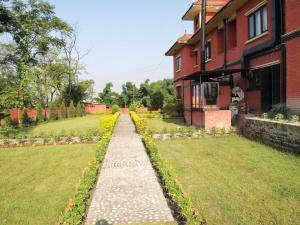 Aed väljaspool majutusasutust Planet Bhaktapur Hotel