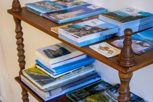 Knihovna v bed and breakfast
