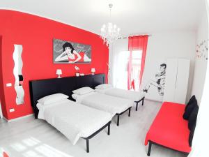Postel nebo postele na pokoji v ubytování B&B Margot
