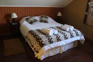 Letto o letti in una camera di Hotel San Giorgio