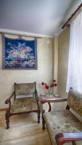 Posezení v ubytování Feakia apartment 1