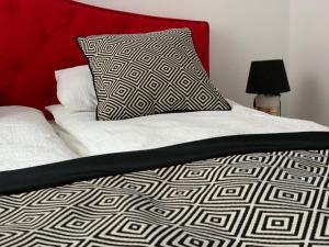 Posteľ alebo postele v izbe v ubytovaní Apartament Zacisze De LUX