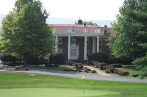 a view of the house from the golf course at Shenvalee Golf Resort in New Market