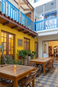 Uma varanda ou terraço em Hostal Rio Amazonas