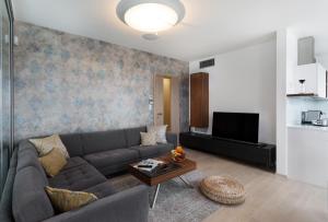 Posezení v ubytování Luxurious Apartments at Žižkov
