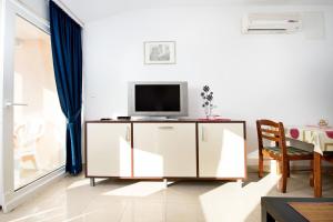 TV a/nebo společenská místnost v ubytování Apartments Ksenija