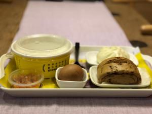 旅馆内部或周边提供的食物