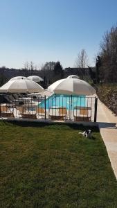 The swimming pool at or close to GARDAWORLD