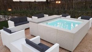 The swimming pool at or close to GARDAWORLD