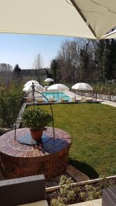 The swimming pool at or close to GARDAWORLD
