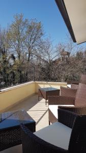 A balcony or terrace at GARDAWORLD