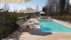 The swimming pool at or close to GARDAWORLD