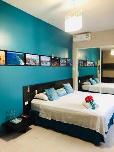Postel nebo postele na pokoji v ubytování SUITES FullHouse