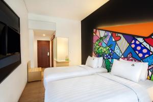 Postel nebo postele na pokoji v ubytování MaxOneHotels.com at Tidar + 19 fotografií