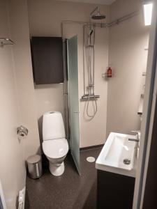 Koupelna v ubytování Hotell Gamla Staden