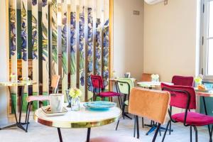 Posezení v ubytování Hotel des Iris