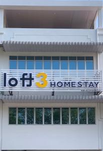 a not home stay sign on top of a building at Loft 3 in Padang Besar