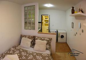 Posteľ alebo postele v izbe v ubytovaní Sausage dog's apartments