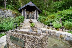 Ein Garten an der Unterkunft Waldhotel Bad Jungbrunn