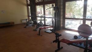 Centrul de fitness și/sau facilități de fitness de la Estudio con piscina en Enveitg