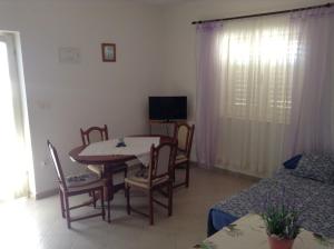 TV a/nebo společenská místnost v ubytování Apartments Bosiljka