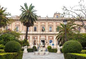 A garden outside Abades Cathedral Oasis