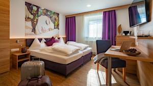 Voodi või voodid majutusasutuse Hotel Stiegler Bed & Breakfast toas