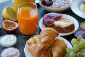 Opsi sarapan yang tersedia untuk tamu di Art Déco Hotel Elite