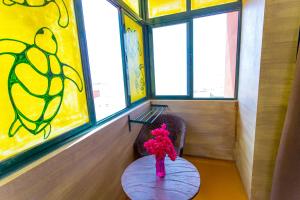 Istumisnurk majutusasutuses Surfactivity Guest House