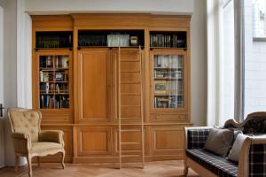 Knihovna v bed and breakfast