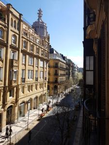 Nespecifikovaný výhled na destinaci San Sebastián nebo výhled na město při pohledu z ubytování v soukromí