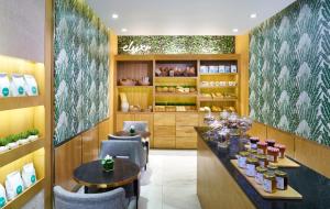 Uma área de estar em Melia Yangon