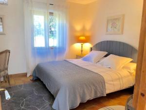 Postel nebo postele na pokoji v ubytování B&B La Badelle