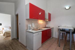 Kuchyňa alebo kuchynka v ubytovaní Apartments and Rooms Lorena 236