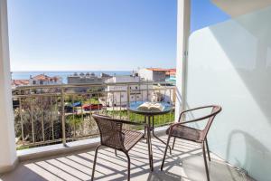 Balkón nebo terasa v ubytování GiRene Apartments