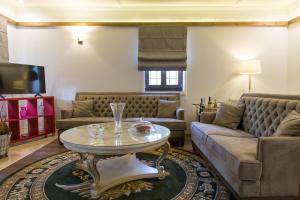 A seating area at Abi Luxury Villas
