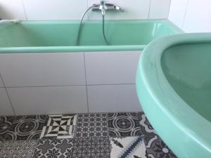 Koupelna v ubytování Hotel Fresena