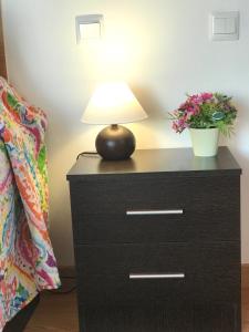 Postel nebo postele na pokoji v ubytování Estudio de encanto en Isla playa