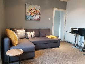 The Broughton Residence - Modern 1 Bed Flat - Walking distance from City Centreにあるシーティングエリア