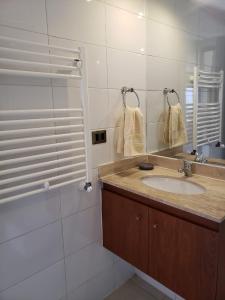 Phòng tắm tại Valle Nevado Vip Apartment Ski Out-In