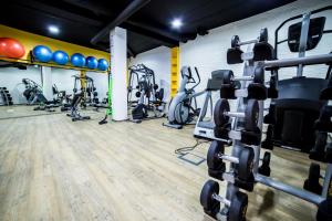 Centrum fitness w obiekcie Hotel Avangarda