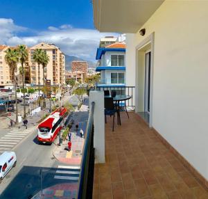 Balkón alebo terasa v ubytovaní Apartamento Capri Los Boliches Wifi gratis Beach 100m